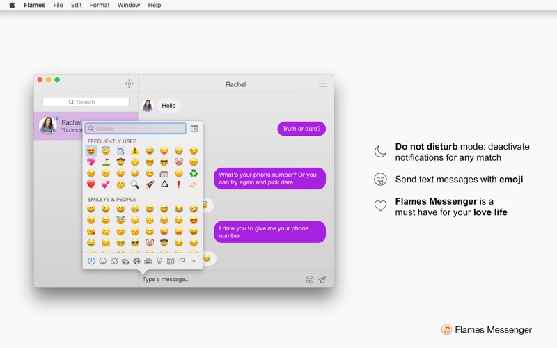 Flames Messenger for Tinder thumbnail 2