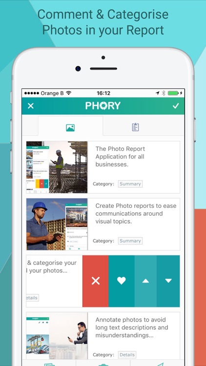 PHORY - PDF Photo Reporting for Professionals