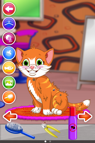 Kitten Adventure - Kids Pet Makeover Spa Games screenshot 4