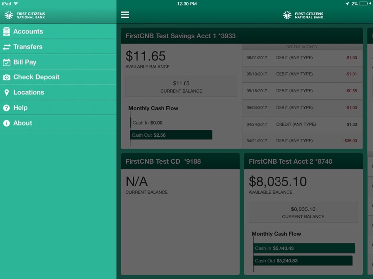 FirstCNB Business for iPad