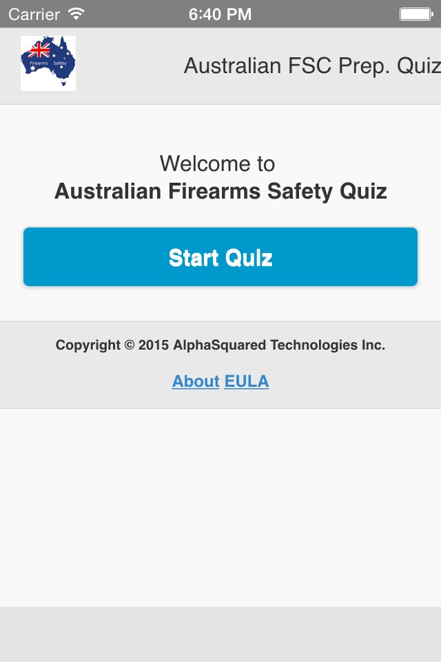 Australian Firearm Safety Quiz screenshot 2