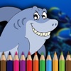 Ocean Coloring E-Book-Paint Aquatic Animals Pages
