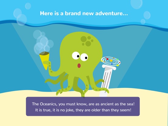 Math Tales Ocean: stories and games for kids iPad app afbeelding 1