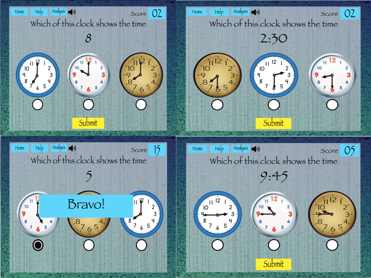 Match Clocks and Times