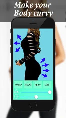 Game screenshot Редактор фотографий формы тела Увеличить издание apk