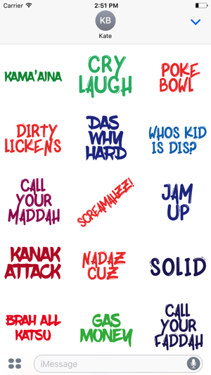 Hawaii Slang Sticker Pack 2(圖2)-速報App