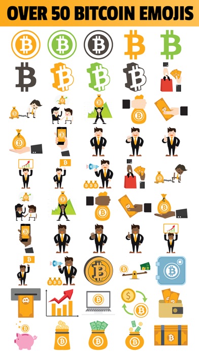 BITCOMOJI - Bitcoin Mining BTC Emoji Stickersのおすすめ画像1