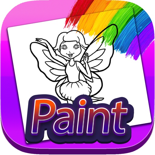 Coloring Book & Painting Picture Fairy Cartoon Pro