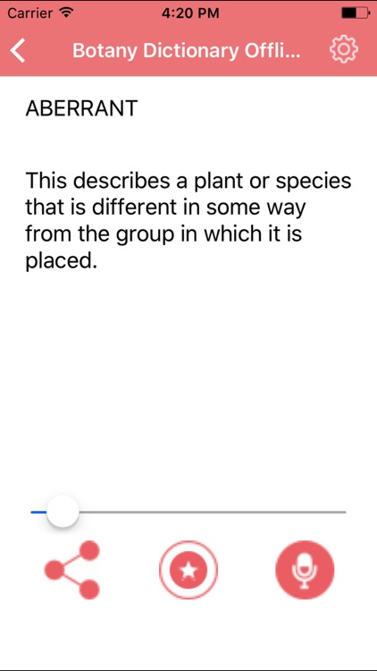 Botany Dictionary - Definitions Terms