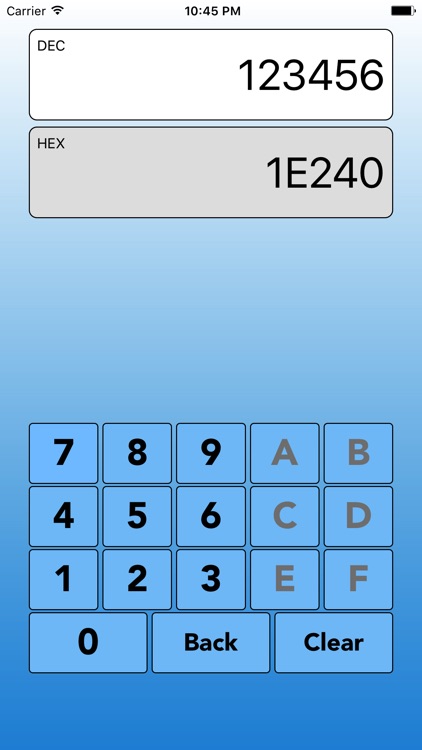 Decimal To Hex Converter