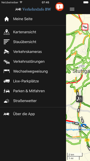 VerkehrsInfo BW(圖2)-速報App