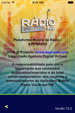 Rádio Via Brasil FM screenshot 2