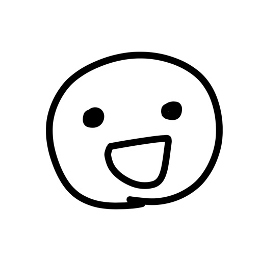 Funny Face sticker, cute pic stickers for iMessage icon
