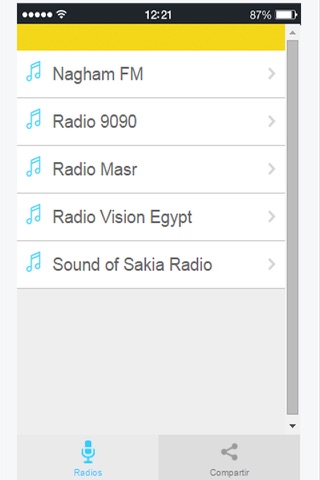 A Egypt Radios: Online Music, Sports and News screenshot 2