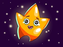 Hello my name is Penelopa I'm a little star, cute sticker from space