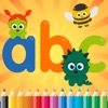 Icon Coloring Book ABC Spanish Alphabet Games age 1-10