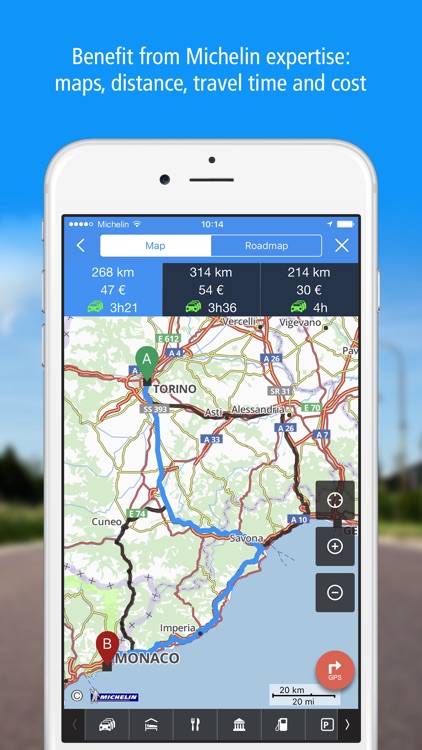 GPS Traffic Speedcam Route Planner by ViaMichelin screenshot-0