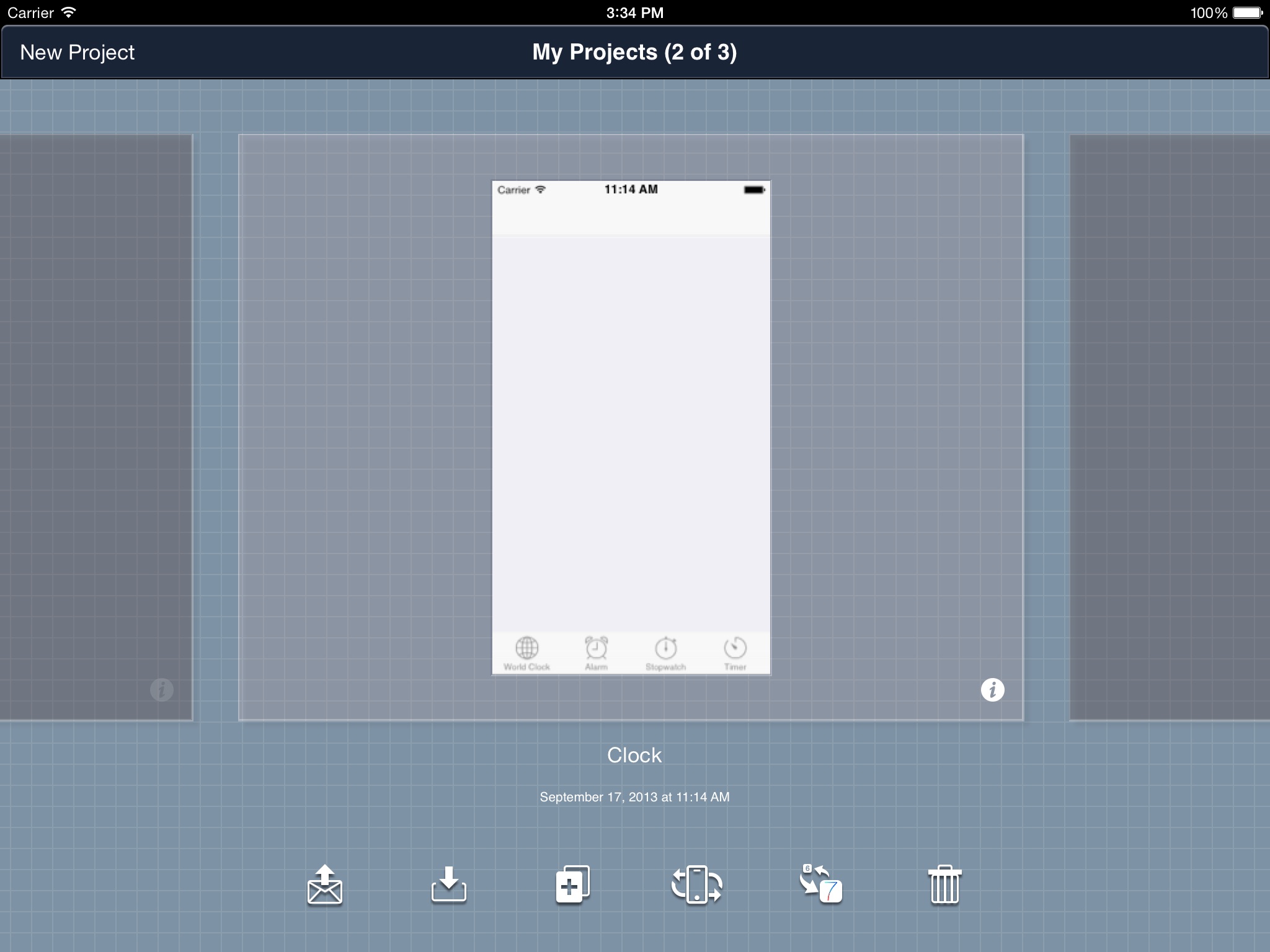 Blueprint Lite (App Mockup) screenshot 2