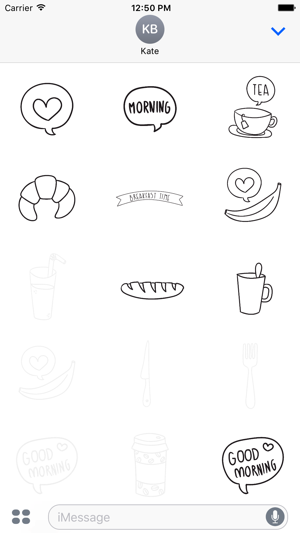 Animated Cute Breakfast Stickers(圖2)-速報App