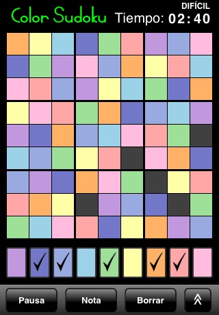 Color Sudoku screenshot 3