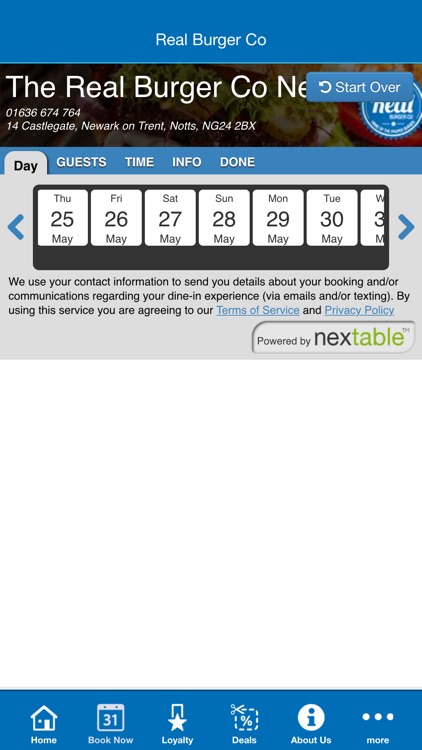 The Real Burger Co App