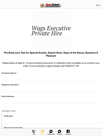 Wags Executive Private Hire screenshot 2