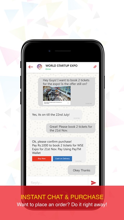 HashMyBag - Customer Chat App