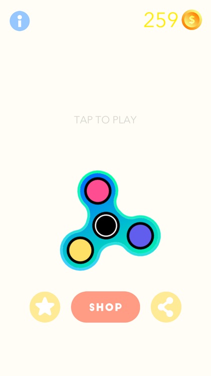 Spinner Color Finger - Fidget Ping Pong Games