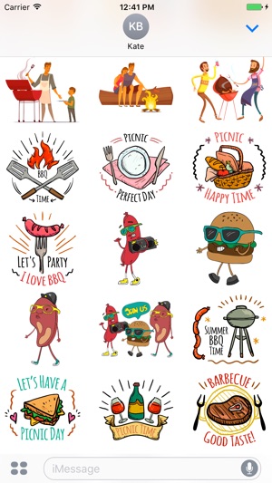 BBQ & Picnic Stickers(圖2)-速報App