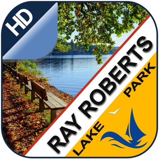 Ray Roberts offline chart for lake and park trails icon