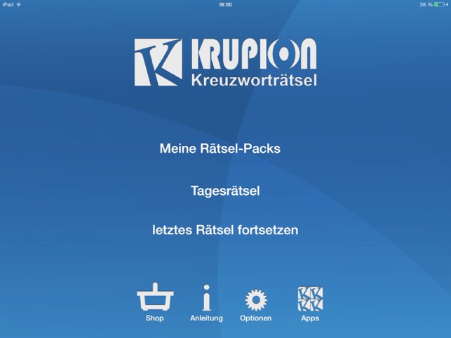 Krupion Kreuzworträtsel HD