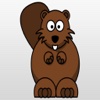 Beaver Stickers : Hairy Dam Builders!