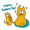 Father's Day 2017 Of Cute Cat Sticker
