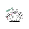 rabbit 100% 2017 stickers