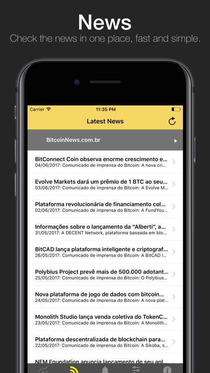 Biticker - BTC, LTC and ETH Ticker and Charts screenshot-3
