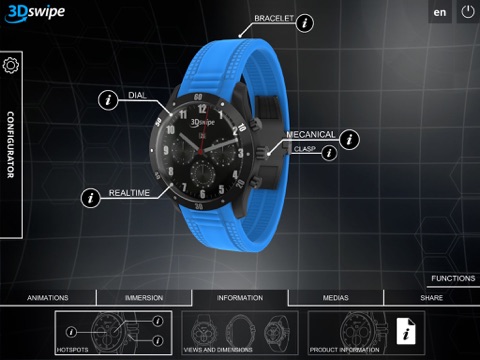 3Dswipe: the real-time 3D configurator screenshot 3
