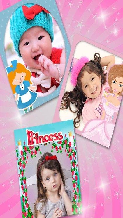 Fairy princess photo frames for girls – Pro