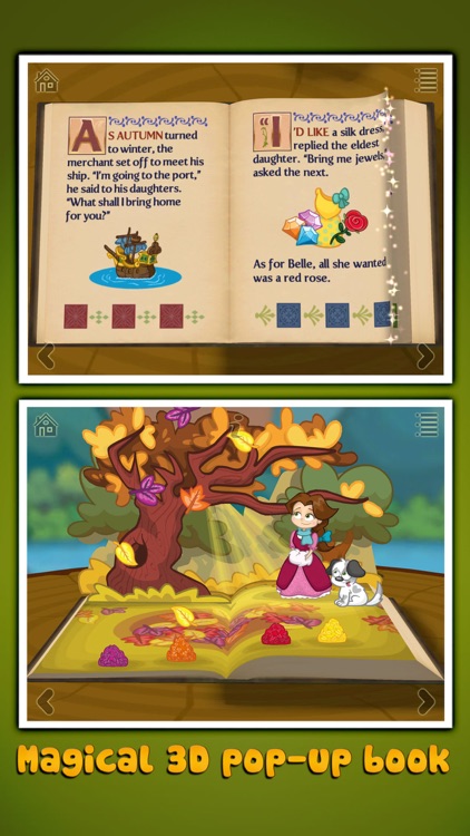 Beauty and the Beast ~ 3D Interactive Pop-up Book screenshot-0