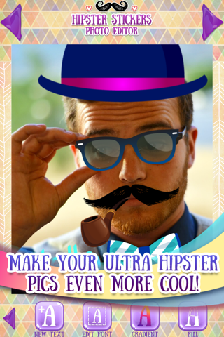 Hipster Stickers for Pictures - náhled