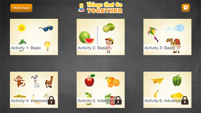 How to cancel & delete Montessori - Things That Go Together Matching Game from iphone & ipad 1