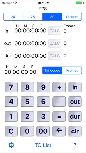 Timecode List (+Calc)(圖4)-速報App