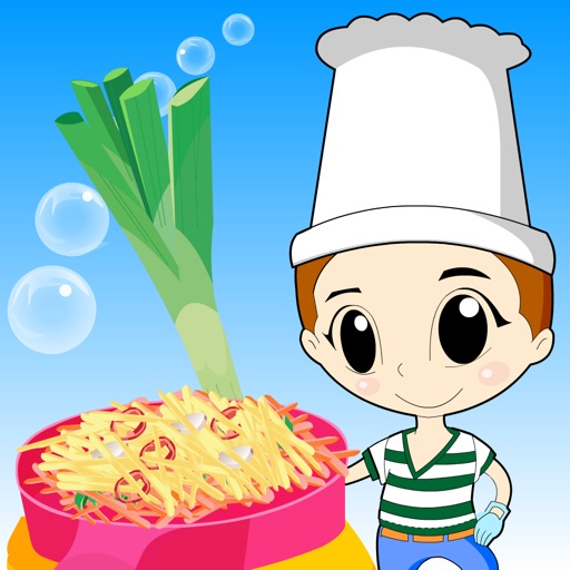 Baby learn vegetables while playing house icon