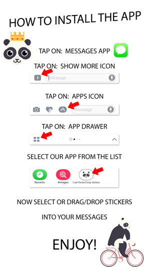 Cute Panda Emoji Stickers(圖5)-速報App