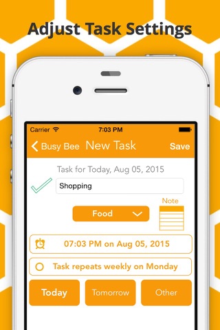 Busy Bee- Tasks, Reminders and Notes screenshot 2
