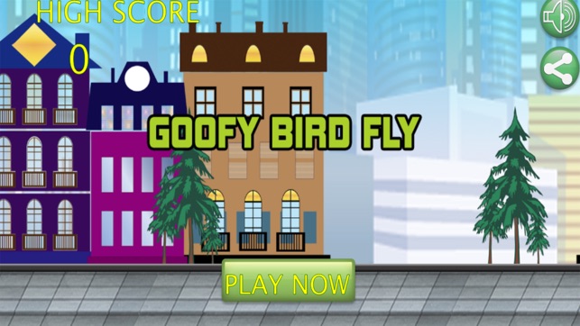 Goofy Bird Fly