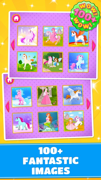 Cute Ponies & Unicorns Puzzles - Logic Game PRO