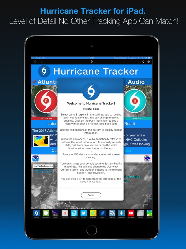 Hurricane Tracker For iPad(圖5)-速報App