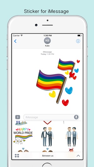 Between us – Gay Pride Stickers(圖2)-速報App