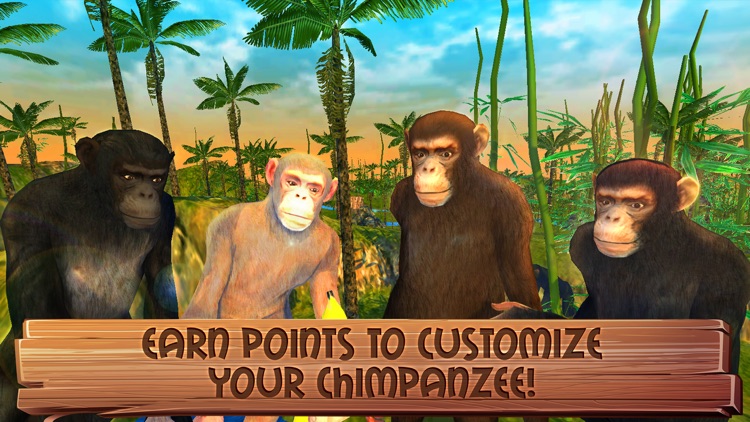 Chimpanzee Monkey Simulator: Jungle Survival
