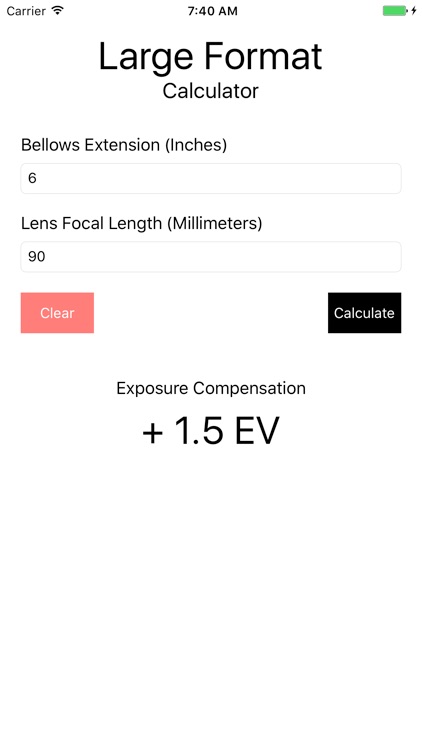 Large Format Calculator